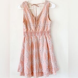 American Rag Cie Blush Pink Lace Dress (Size XL)
